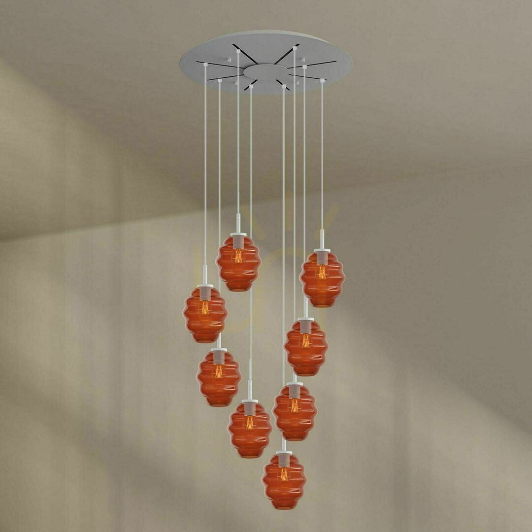 Skontrolujte Lustre s.luce Echos 8-ramenné sklenené priehľadné minimalistické Ø 80 cm Lustre s.luce Echos 8-ramenné sklenené priehľadné minimalistické Ø 80 cm