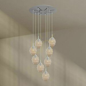 Lustre s.luce Echos 8-ramenné sklenené priehľadné minimalistické Ø 80 cm 8 Lustre s.luce Echos 8-ramenné sklenené priehľadné minimalistické Ø 80 cm small 8