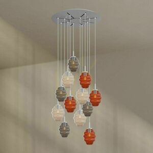 Luster s.luce Echos 12-ramenný viacfarebný 80 cm small 9