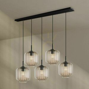 Lustre s.luce Velo 5-ramenný multicolor E27 Ø20 cm 150 cm 5 svetiel small 7