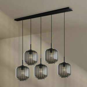 Luster s.luce Velo hnedý sklo kov 5-plameňový Ø 20 cm small 6