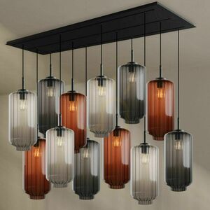Luster s.luce Velo 12-ramenný sklenený priehľadný Ø18 cm jednoduchý moderný small 4