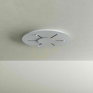 Závesné svietidlo s.luce Santa Air LED čierne 5-bodové baldachýn Ø 60 cm 2700 K small 7