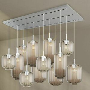 Závesné svietidlo s.luce Velo 12xE27 200 cm 3-radové Ø 18/20/25 cm viacfarebné/čierne 194381 small 9
