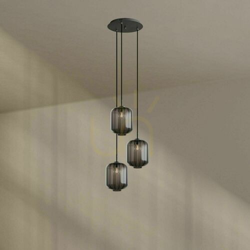 Skontrolujte Luster s.luce Velo čierny sklo kov 3-plameňový Ø40 cm