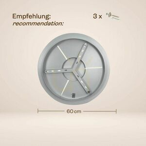 Luster s.luce Velo 5-bodové, hnedé sklo/kov, Ø 60 cm, moderný minimalistický small 6
