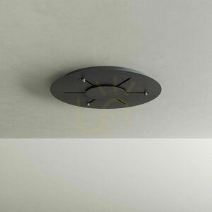 Závesné svietidlo s.luce Velo, 5 svetiel, hnedé sklo, biele zavesenie, baldachýn Ø 60 cm, E27 small 13