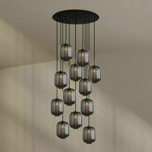 Luster s.luce Velo 12-ramenný biely sklo kov Ø 80 cm, Ø 25 cm small 5