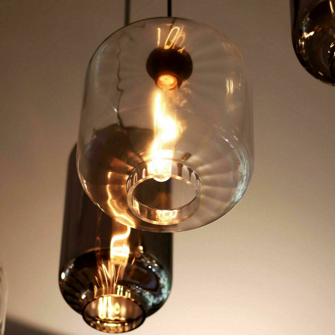 Náhľad Luster s.luce Velo Gallery čierny 12-ramenný sklenený E27 80 cm Luster s.luce Velo Gallery čierny 12-ramenný sklenený E27 80 cm
