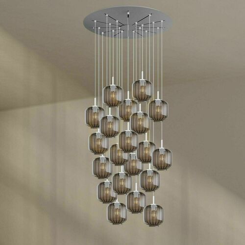 Skontrolujte Luster s.luce Velo biely sklenený 20-ramenný Ø 120 cm