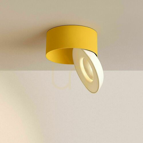Skontrolujte LED stropný reflektor s.luce Santa Fresh biely otočný stmievateľný 11 W 2700 K
