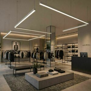 Lineárne závesné LED svietidlo s.luce Oris XL 200 cm biele 4000 K small 15