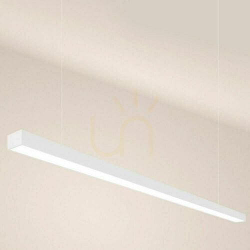 Skontrolujte Závesné LED svietidlo s.luce Oris biele 4000 K lineárne pre kanceláriu