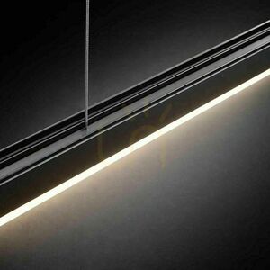 Závesné svietidlo s.luce Oris LED lineárne čierne 4000 K do kancelárie small 2