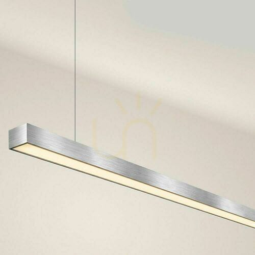 Skontrolujte Závesné LED svietidlo s.luce Oris Linear strieborné 2700 K