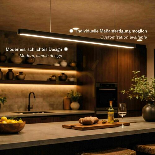 Skontrolujte Závesné LED svietidlo s.luce Oris Linear strieborné 2700 K