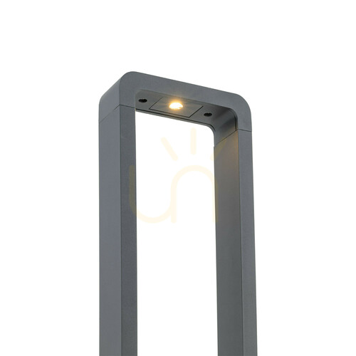 Skontrolujte Záhradný LED stĺpik TK-Lighting ARIUS M GRAY 19004 grafitový 60 cm 3000K IP54
