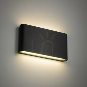 Vonkajšie LED nástenné svietidlo TK-Lighting ARWENA M Gray 18083, grafitové, 3000 K, IP54 small 1