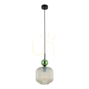 Závesné svietidlo TK-Lighting Sophia Big 11372 – zelené, koňakové sklo, 1×E27 small 0