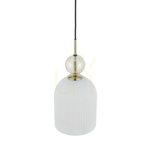 Závesné svietidlo TK-Lighting SOPHIA BIG COGNAC WHITE 11374, biele sklo, 1×E27 small 3
