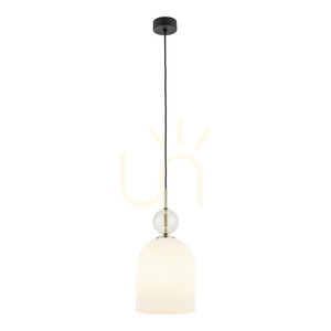 Závesné svietidlo TK-Lighting SOPHIA BIG COGNAC WHITE 11374, biele sklo, 1×E27 small 6