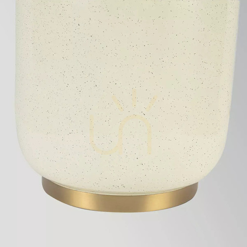 Skontrolujte Stolná lampa Crosby – 1 svetelný zdroj – kartáčované zlato od Elstead