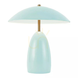 Stolná lampa Poppy Medium LED – svetlo modrá od Elstead 1 Stolná lampa Poppy Medium LED – svetlo modrá od Elstead small 1