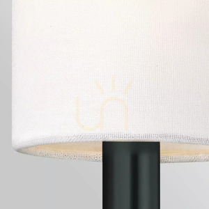 Nástenná lampa Brianna – 1 svetelný zdroj – čierna, Elstead small 1