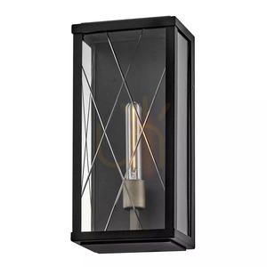 Nástenná lampa Monte Medium – 1 svetelný zdroj – čierna, Elstead small 1