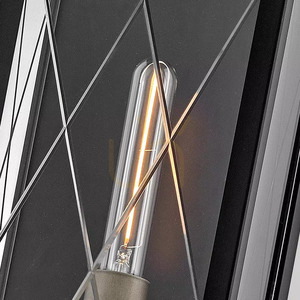 Nástenná lampa Monte Medium – 1 svetelný zdroj – čierna, Elstead small 4