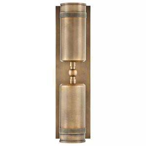 Nástenný reflektor Pratt hore/dole – 2 svetelné zdroje – Heritage Brass, Elstead small 3