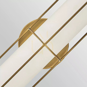 Nástenné LED svietidlo Saylor, stredné – klasická mosadz Heritage Brass Elstead small 5