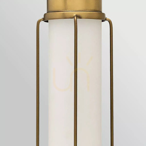 Nástenné LED svietidlo Saylor, stredné – klasická mosadz Heritage Brass Elstead small 6