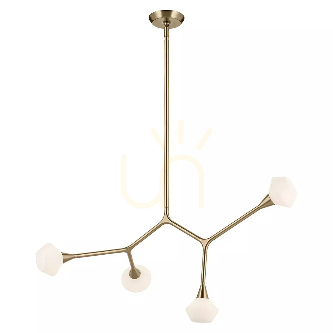 Cassius Island Light - 4 Light Sources - Elstead Champagne Bronze