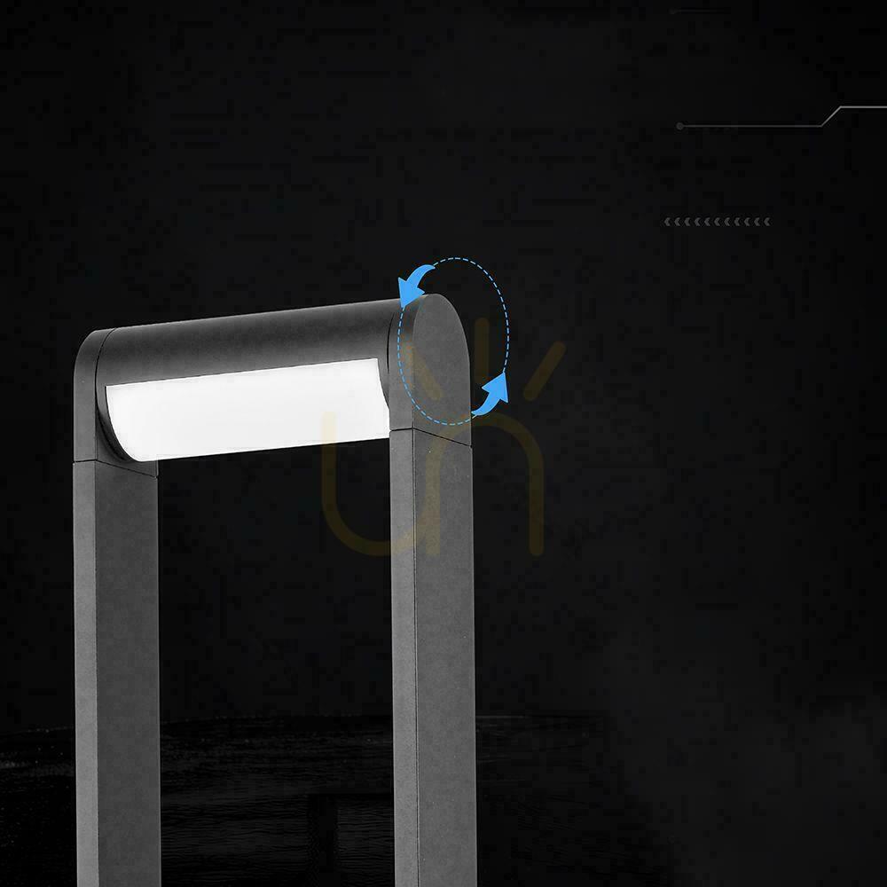 vyhliadka Záhradné stĺpové svietidlo V-TAC, 60 cm, 10 W LED s čipom CREE, nastaviteľné, IP65, čierne, VT-120011, 3000 K, 1550 lm, 6-ročná záruka Záhradné stĺpové svietidlo V-TAC, 60 cm, 10 W LED s čipom CREE, nastaviteľné, IP65, čierne, VT-120011, 3000 K, 1550 lm, 6-ročná záruka
