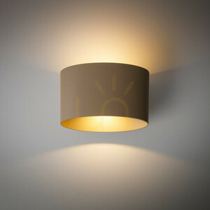 Nástenná LED svietidlo Verto Beige, IP54 small 1