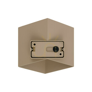 Nástenná LED svietidlo Cube Beige, IP54 small 7