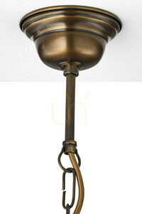 Luster Jupiter ARES 2173 mosadznej farby, 5 bielych tienidiel E27 small 7