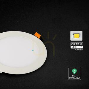 V-TAC PRO SLIM 12 W LED zapustené bodové svietidlo s čipom CREE, okrúhle, 170 × 12 mm, CCT VT-1207CCT, 1150 lm, 6-ročná záruka 1 V-TAC PRO SLIM 12 W LED zapustené bodové svietidlo s čipom CREE, okrúhle, 170 × 12 mm, CCT VT-1207CCT, 1150 lm, 6-ročná záruka small 1