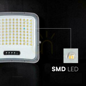 Solárny LED reflektor V-TAC 20 W s diaľkovým ovládaním a automatickým časovačom, IP65, čierny, CCT VT-205W 3000 K – 4500 K – 6500 K, 2000 lm small 1