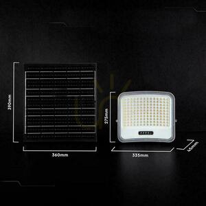 Solárny LED reflektor V-TAC 25 W s diaľkovým ovládaním a automatickým časovačom, IP65, čierny, CCT VT-305W 3000 K – 4500 K – 6500 K, 2000 lm small 4
