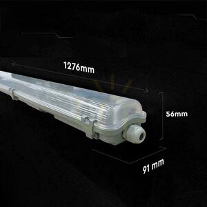 Hermetické LED svietidlo V-TAC pre 2 ks 120 cm dlhých fluorescenčných trubíc, IP65, PC+ABS, VT-120002 small 1