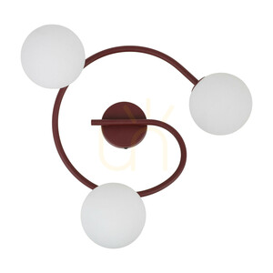 Stropné svietidlo Ilsa Burgund 3 × Xg9 small 6