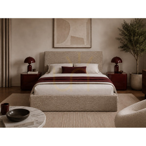 Čalúnená posteľ SEMPLICE s úložným priestorom – 180 × 200 – GAVA 11 ŠEDO-BEŽOVÁ Nova Nook small 3