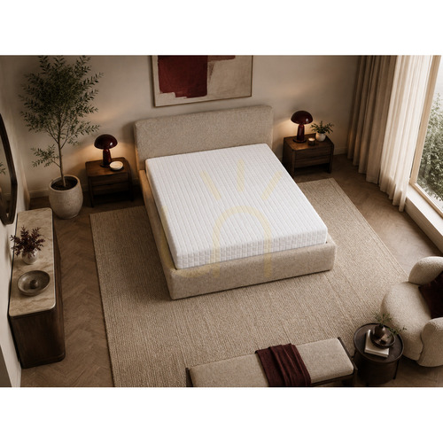 Skontrolujte Čalúnená posteľ SEMPLICE s úložným priestorom – 180x200 – GAVA 03 BEIGE Nova Nook