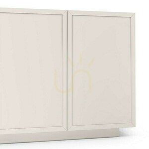 Štvor dverová komoda OKA 160 cm, farba kašmír, s panelmi Nova Nook 4 Štvor dverová komoda OKA 160 cm, farba kašmír, s panelmi Nova Nook small 4