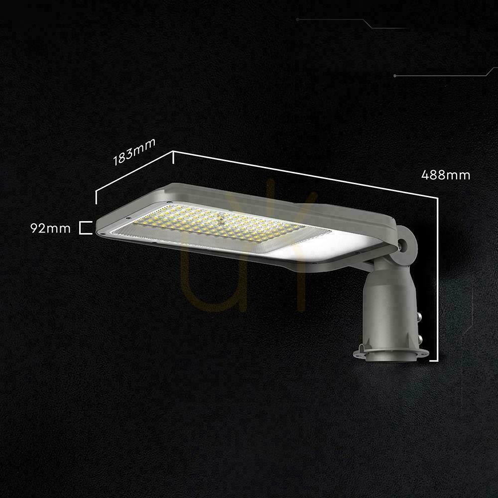 Šou LED pouličné svietidlo V-TAC s čipom CREE a reguláciou jasu, 100 W, VT-105ST, 4000 K, 12 000 lm, 6-ročná záruka LED pouličné svietidlo V-TAC s čipom CREE a reguláciou jasu, 100 W, VT-105ST, 4000 K, 12 000 lm, 6-ročná záruka