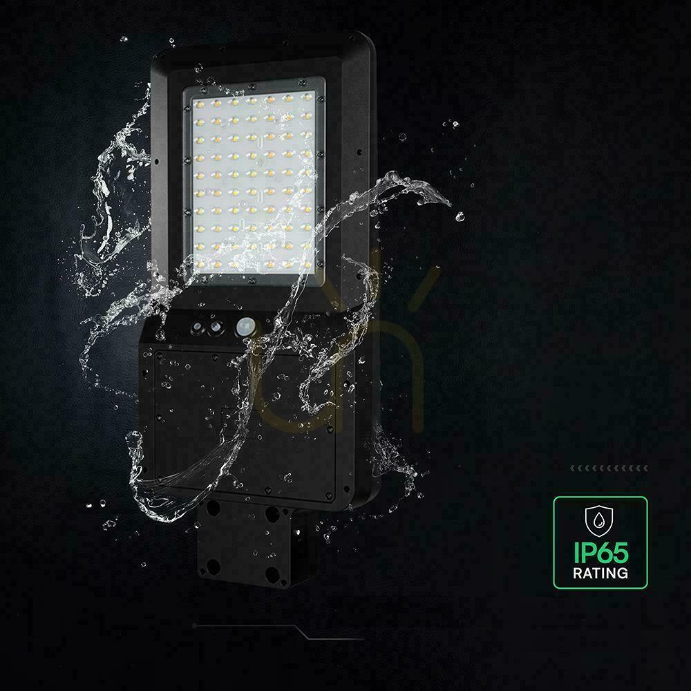 Displej Solárne pouličné svietidlo V-TAC 40 W LED, čierne, IP65, 150 lm/W, CCT VT-ST43, 6000 lm Solárne pouličné svietidlo V-TAC 40 W LED, čierne, IP65, 150 lm/W, CCT VT-ST43, 6000 lm