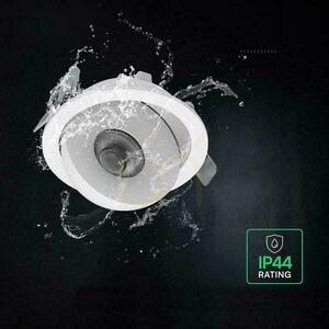 V-TAC LED CREE zapustené naklápacie bodové svietidlo, 18 W, CRI 90+, CCT, IP44, biela, VT-110017CCT, 1350 lm, 6-ročná záruka small 6