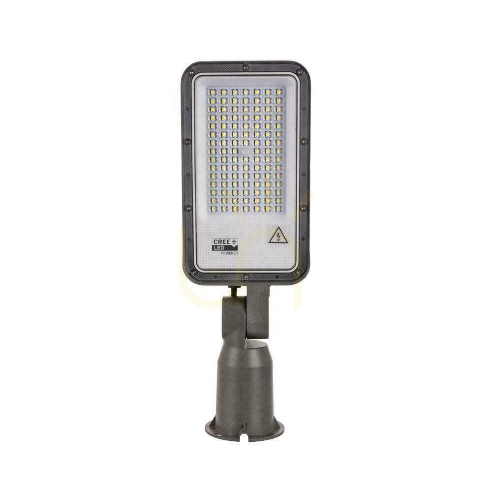 vyhliadka LED pouličné svietidlo V-TAC s čipom CREE a reguláciou jasu, 150 W, VT-156ST, 6500 K, 18 000 lm, 6-ročná záruka LED pouličné svietidlo V-TAC s čipom CREE a reguláciou jasu, 150 W, VT-156ST, 6500 K, 18 000 lm, 6-ročná záruka